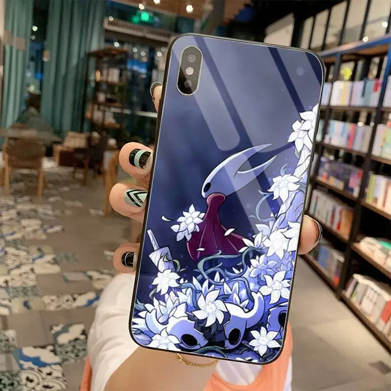 burga phone case HUAGETOP Rỗng Hiệp Sĩ Ốp Lưng Điện Thoại Kính Cường Lực Cho iPhone 11 Pro XR XS MAX 8X7 6S 6 plus SE 2020 Ốp Lưng gucci phone case