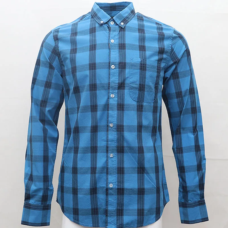 Человек угадать рубашка camisa masculina Для мужчин рубашки с длинным рукавом Хлопок Социальный hombre дизельный Сорочки мужские квадратный