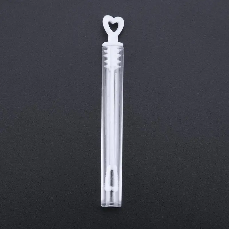 100pcs 60pcs  Love Heart Wand Tube Bubble Soap Bottle Playing Fun kid Toy Wedding Decor Compact and Portable Carry Convenient