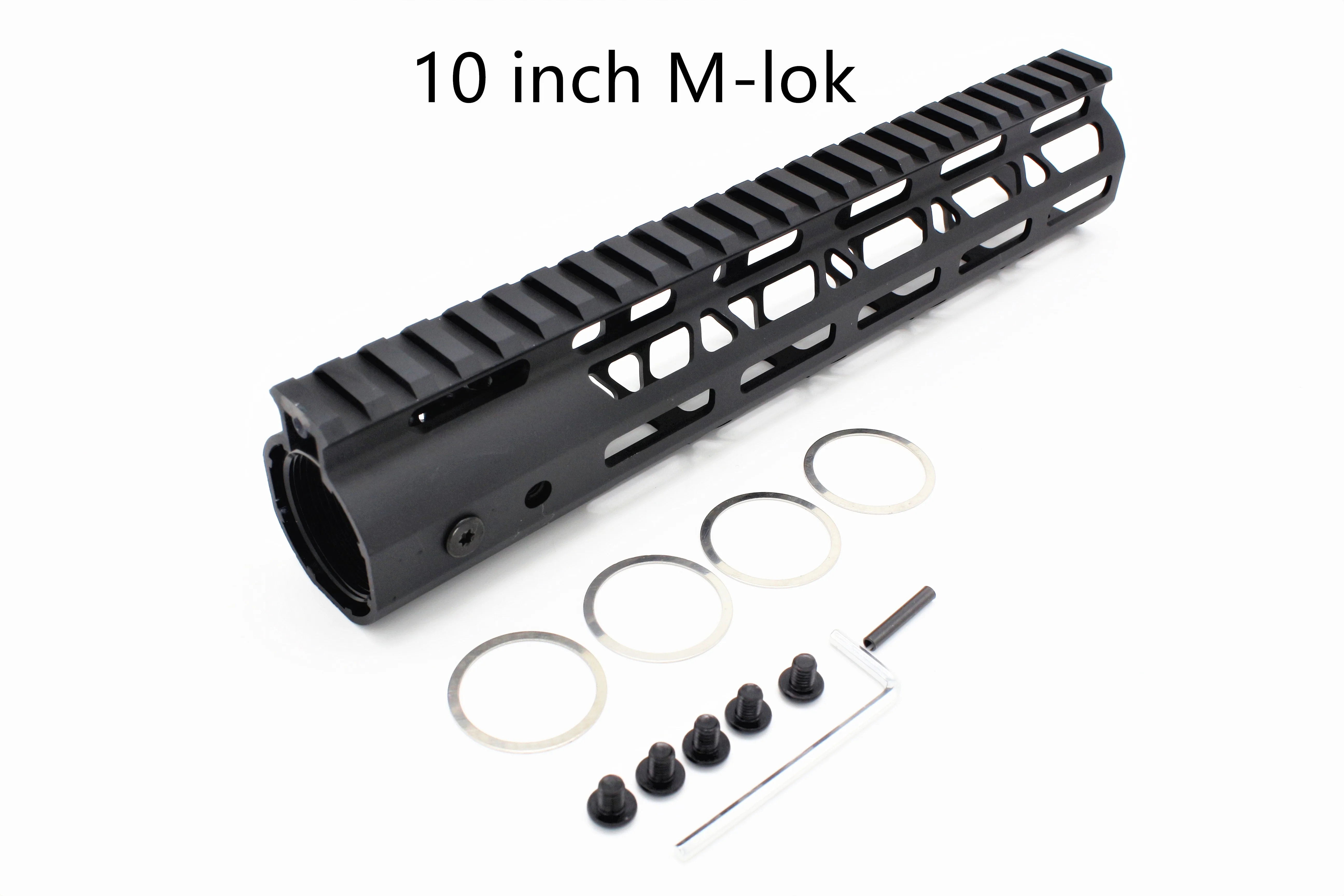 3 цвета 10 дюймов Keymod Mlok Handguard Rail Free Float Picatinny система крепления с алюминиевой/стальной гайкой