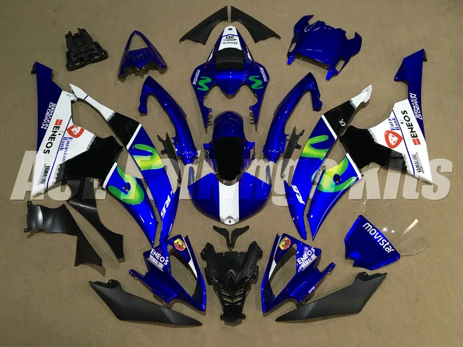 ABS полный обтекатель наборы, пригодный для YAMAHA YZF-R6 2006 2007 обтекатели комплект YZF1000 YZF R6 06 07 литья под давлением части тела на заказ ENEOS