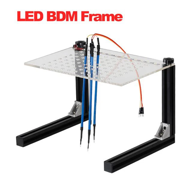 Светодиодный BDM Рамка 4 шт. зонд ручки с полными адаптерами BDM зонд 22 шт. лучший для KESS/KTAG/KTM/Fgtech/BDM100 работает вместе помощник - Цвет: led bdm frame