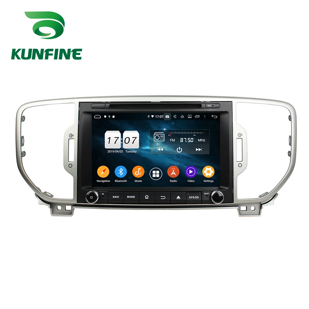 Android 9,0, Восьмиядерный, 4 Гб ОЗУ, 64 Гб ПЗУ, автомобильный DVD, gps навигатор, мультимедийный плеер, автомобильный стерео для Kia Sportage, хендюнит, радио