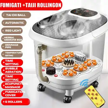 

Fully-automatic Heated Electric Sauna Footbath Massage Pediluvium Bucket Footbath SPA MACHINE + TUB