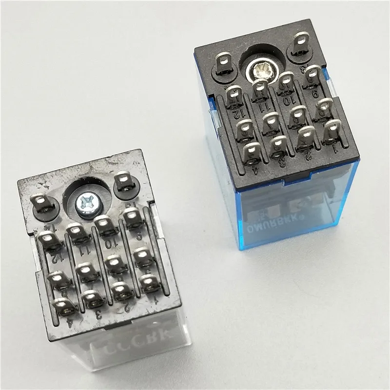 1 шт. MY4NJ электронное Микро Мини электромагнитное реле 5A 14PIN катушка 4DPDT с PYF14A цоколь DC12V 24 В AC110V 220 В светодиодный