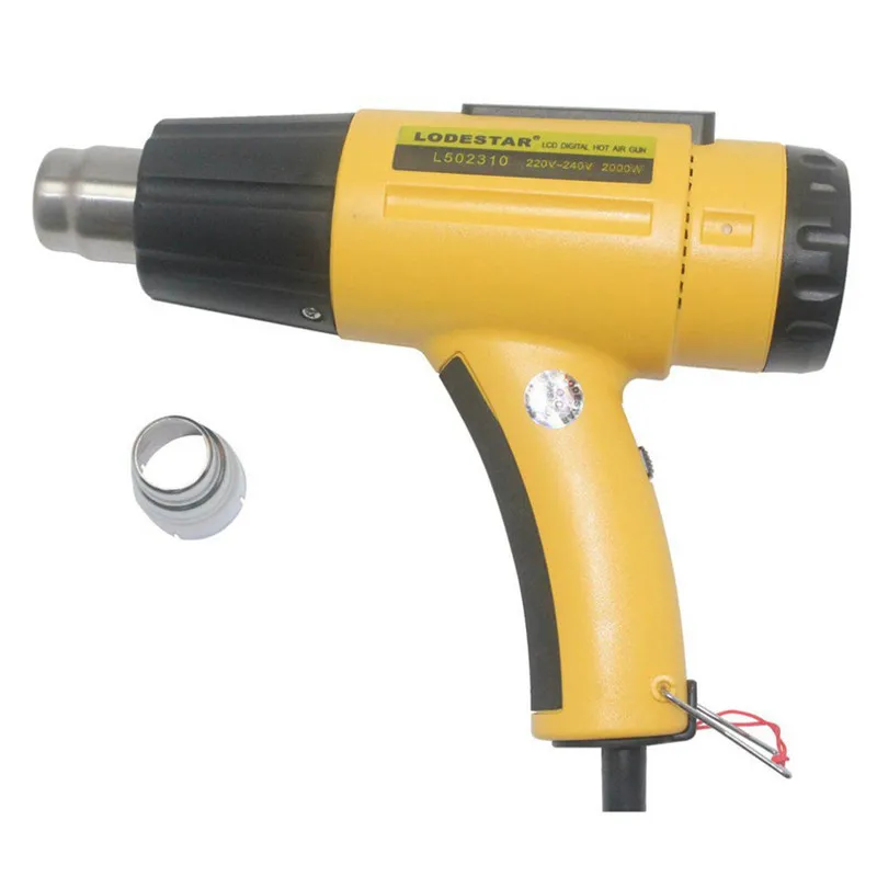 

LODESTAR Heat Gun2000W Electric Hot Air Gun Temperature-controlled Heat IC SMD Quality Welding Tools Adjustable+Nozzle heat Gun