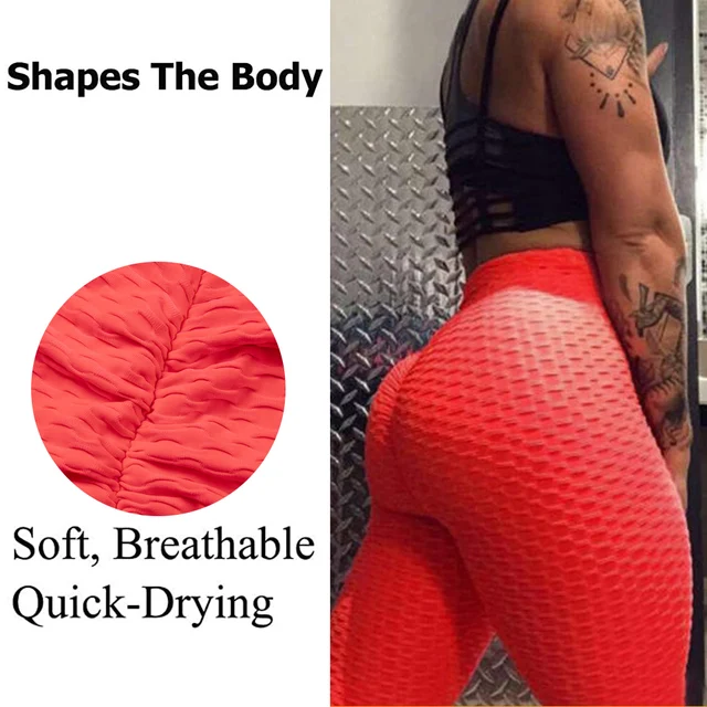 Scrunch Back Winter Fitness Leggings Hips Up Booty Workout Pants Womens Gym Activewear For Fitness High Waist Long Pant Warm 3