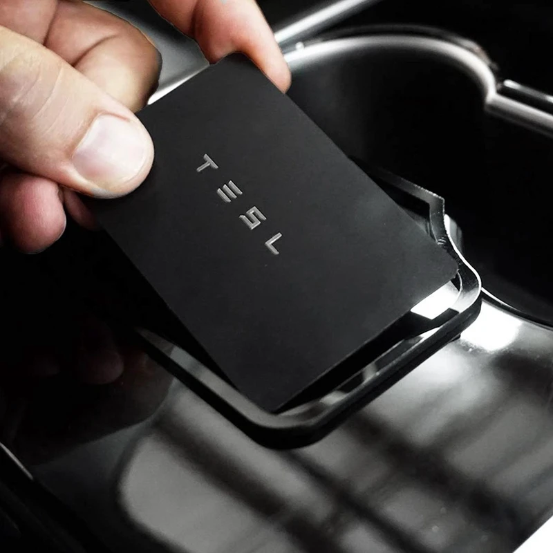 Для Tesla модель 3 центральная консоль ключ держатель для карт ключ положение отделка рамка держатель предотвратить ключ карта от скольжения