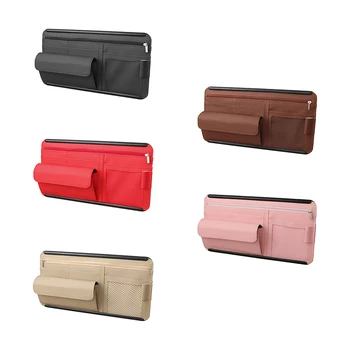

Universal Car Sun Visor Organizer Storage Bag Bill Pen Card Holder Box Sunglasses Clip Case Stowing Tidying Auto Accessories