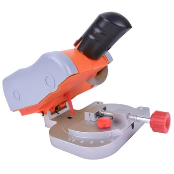 

FUNN-Mini Electric Saw Cutting Machine High Speed Bench Cut-Off Saw Steel Blade for Cutting Metal Wood Plastic Adjustable Eu Plu