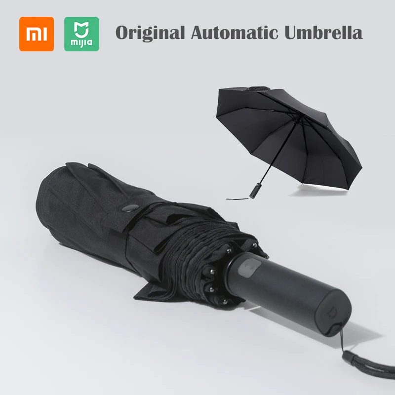 Автоматический складной зонт Xiaomi Mijia оригинальный от солнца дождя алюминия