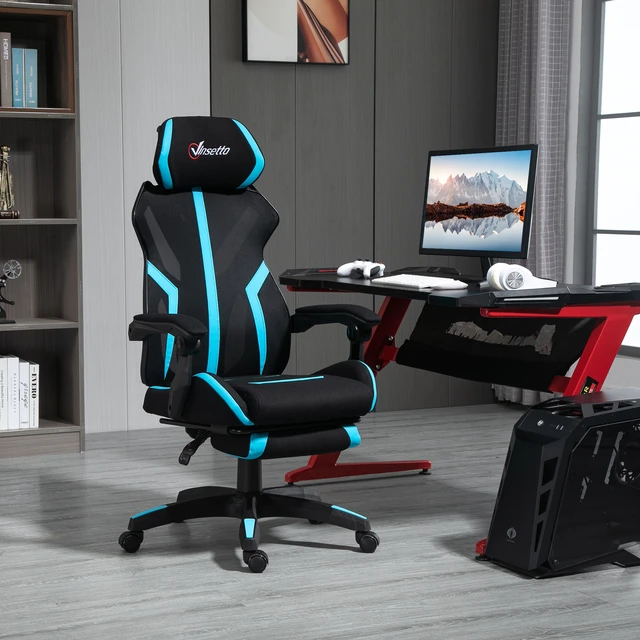 Gaming Chair With Footrest, Professional Wcg Gaming Chair, Ergonomic  Computer Chair, Home Office Furniture - Office Chairs - AliExpress