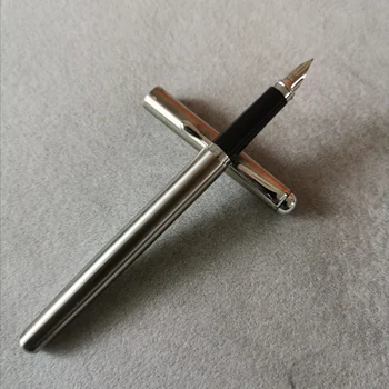 

Old Stock Wing Sung Steel 832 Fountain Pen Ink Pen Fine Nib 1990S Stock Stationery Office school supplies