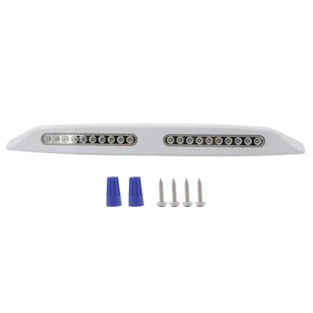 Iluminación para toldo, LED RV de 12V y 6 W, 20 LED, IP56, resistente al agua, para yate, caravana, Camper, remolque, porche Exterior 2