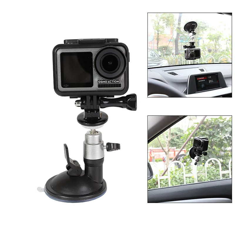 

360 Degree Rotation Suction Cup Mount for DJI Osmo Action GoPro Hero 7 6 5 4 Window Mount Sony Yi 4K SJCAM EKEN Cam Car Holder