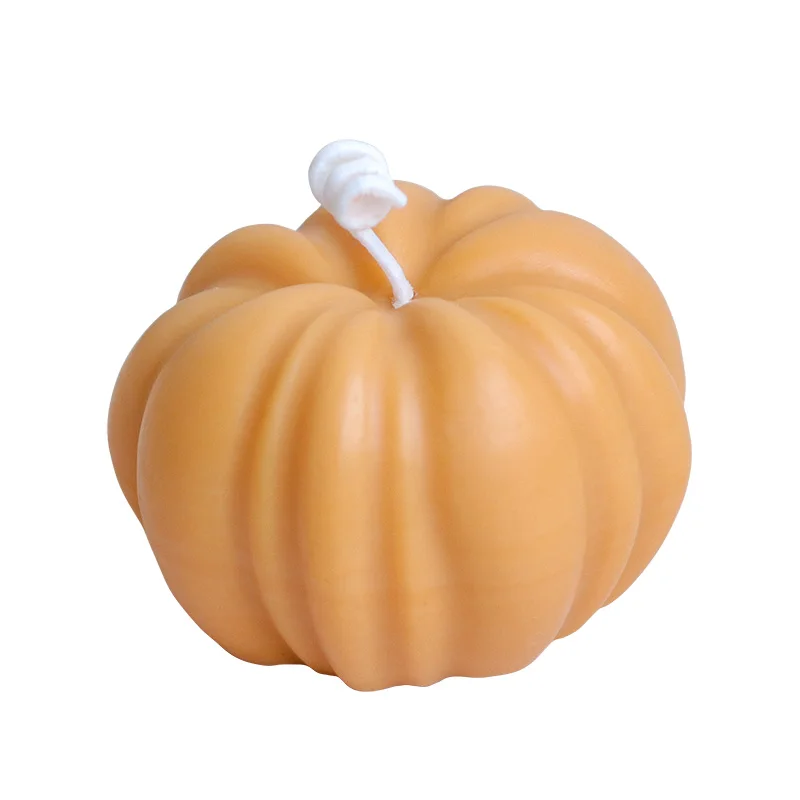 3D Mini Pumpkin Shape Candle Silicone Mold For Resin Soap Polymer Clay Plaster Handcraft Mould Halloween Home Decoration