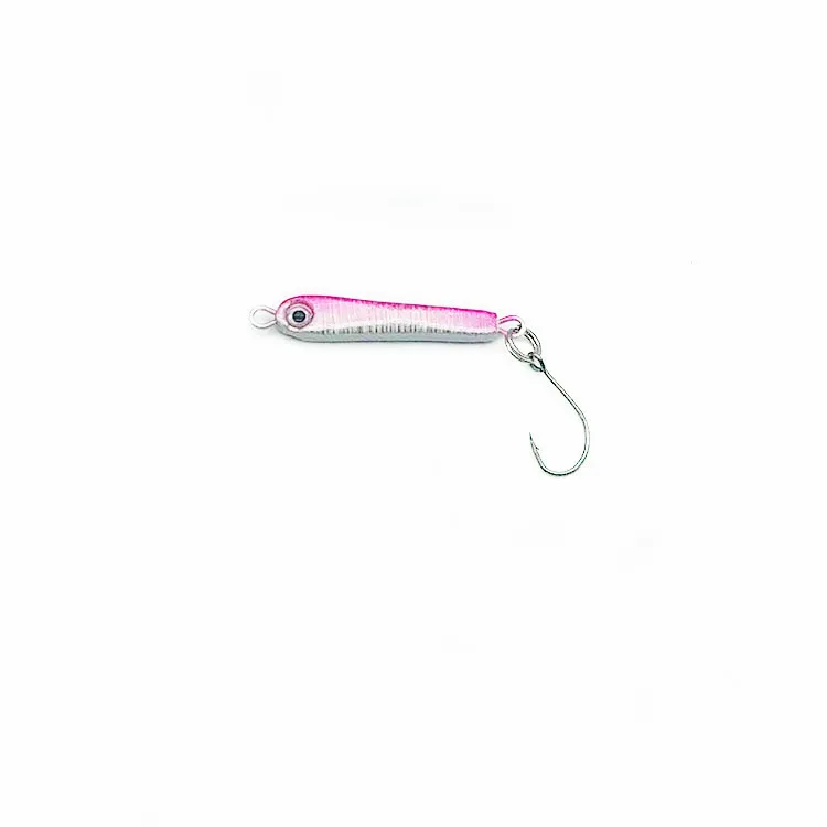 Angeln Micro Jigs Kleine Lockvögel Kunstköder Jigbait 4/5g Einzelhaken Shore Gussmetallköder 1 Stück Verkauf – Detail 16