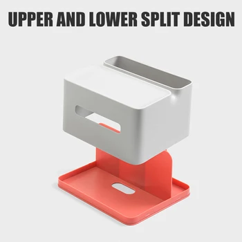 

Tissue Box Holder Rectangle Multifunction Pen Pencil Remote Control Tissue Box Cover Holder J99Store