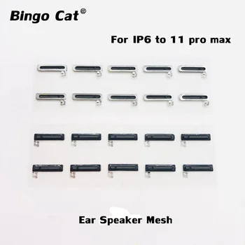 

10pc Ear Speaker Mesh for iPhone 11pro max X Xr XS max 8 6 plus Inner Ear Speaker Anti Dust Ear Mesh with Rubber Gasket Adhesive