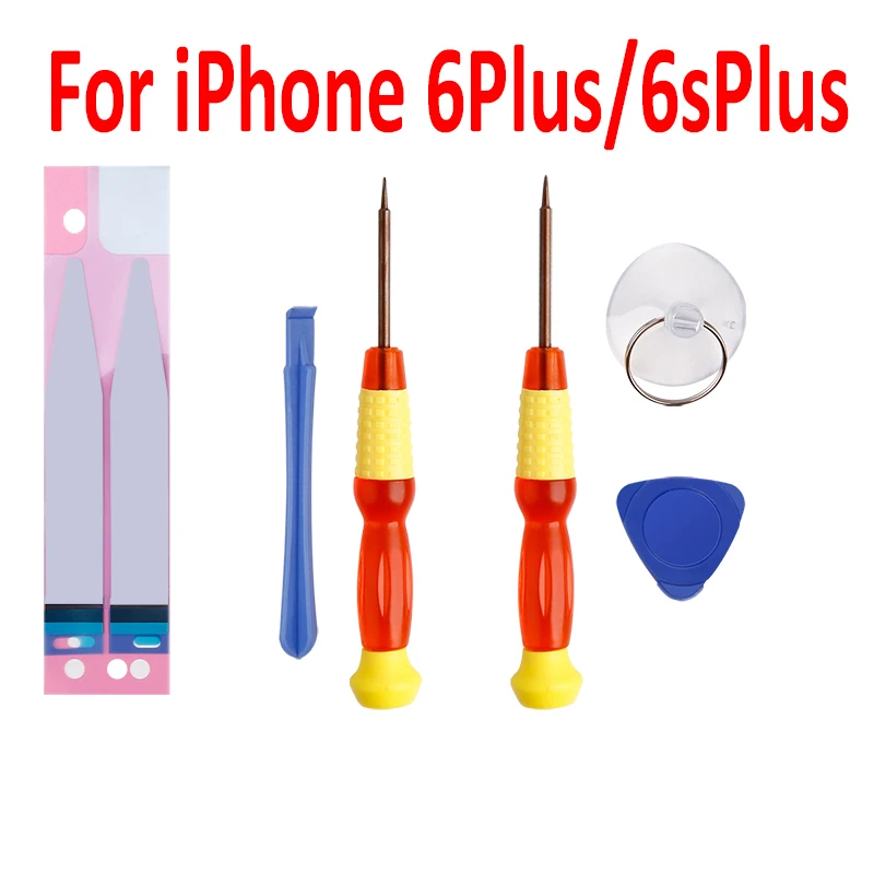For iPhone 6P 6sP Baseus 8 в 1 Набор инструментов для ремонта батареи мобильного телефона для iPhone 8 7 6 6s Plus 5S 5 Замена аккумулятора комплект станков - Цвет: For iPhone 6P 6sP