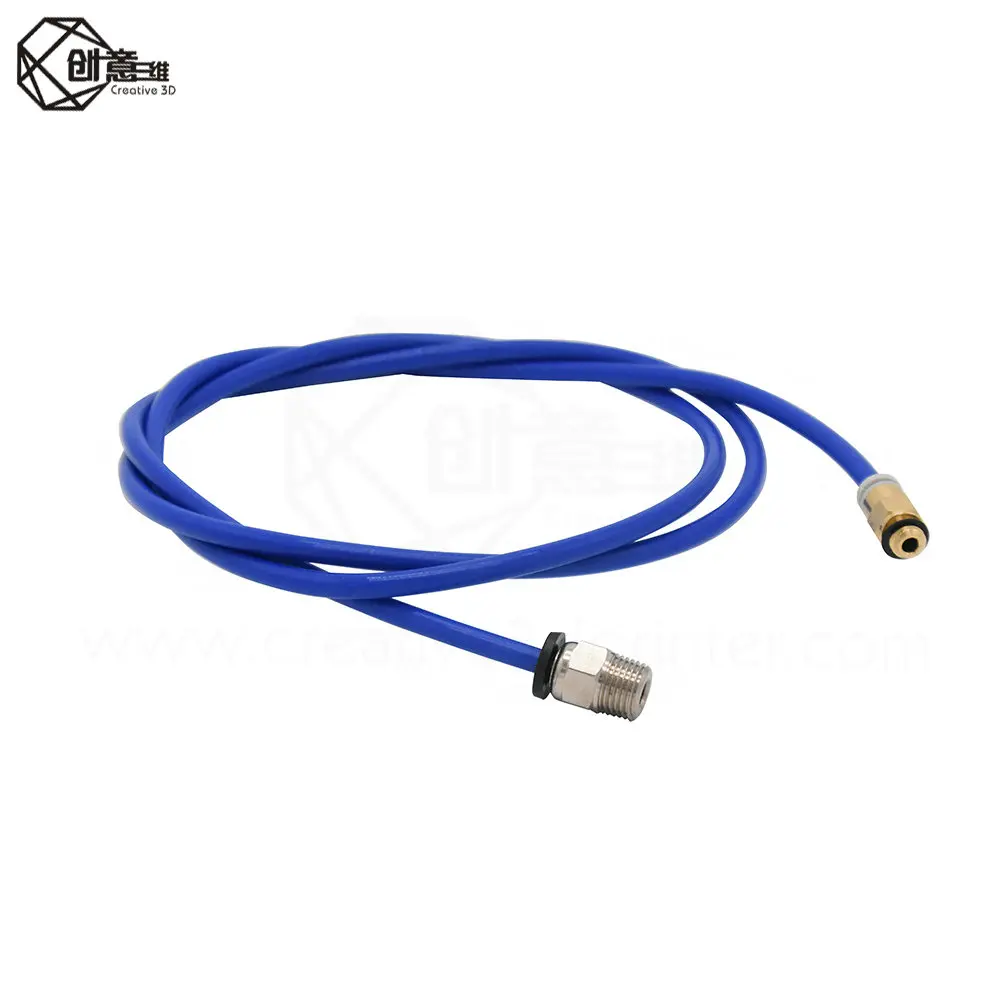 3D принтер Боуден PTFE трубки 1 м+ 1 шт. Быстрый фитинг+ 1 шт. прямой Пневматический фитинг нажимной 1,75 мм нити 3D принтер Часть