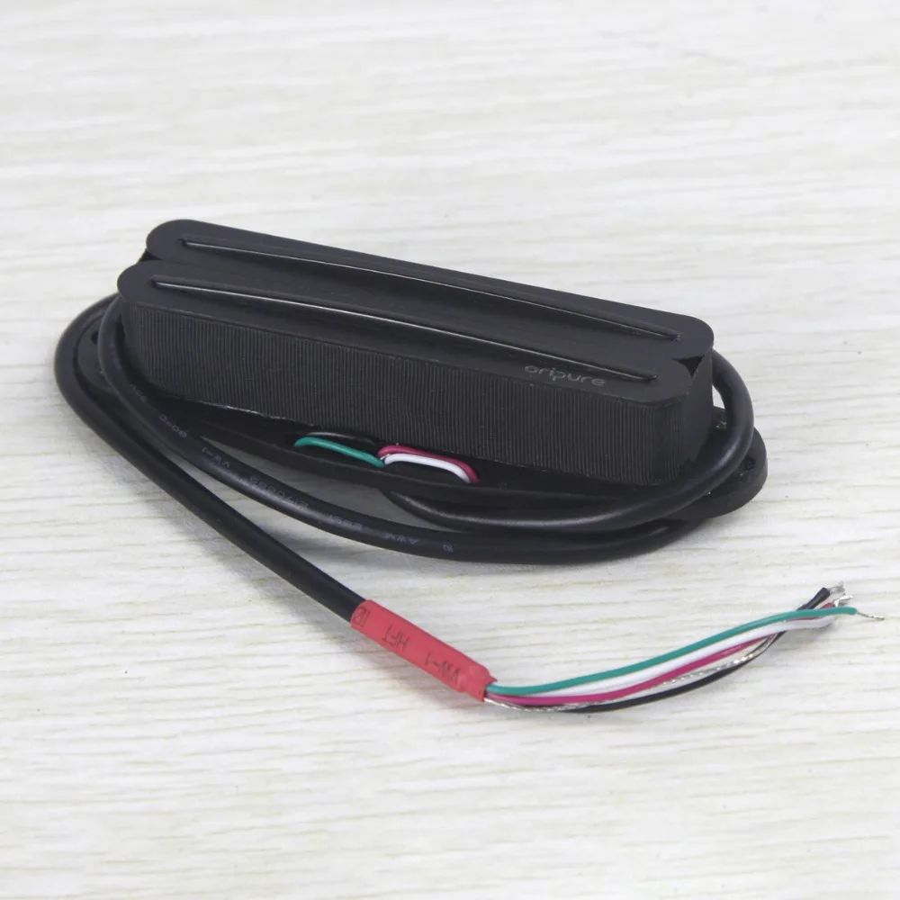 OriPure Black Alnico 5 Горячая двухрельсовая хамбакер электрогитара пикапа с одной катушкой размером 16K гитарные части