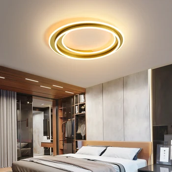 

Chandelierrec AC90~260V Modern LED Ceiling Lights lampara de techo for living room bedroom low ceilings dimming ceiling lamp