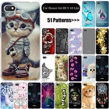 화웨이 명예의 경우 6a 8x9 10 라이트 케이스 커버 화웨이 명예의 실리콘 funda 10 라이트 케이스 백 커버 tpu 카파 코크 쉘(China)