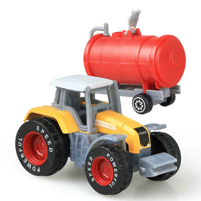 Classic Mini Alloy Engineering Car Toys for Children Tractor Farm Vehicle Model Boy Toys Oyuncak Gift Kids Toys Boys 5