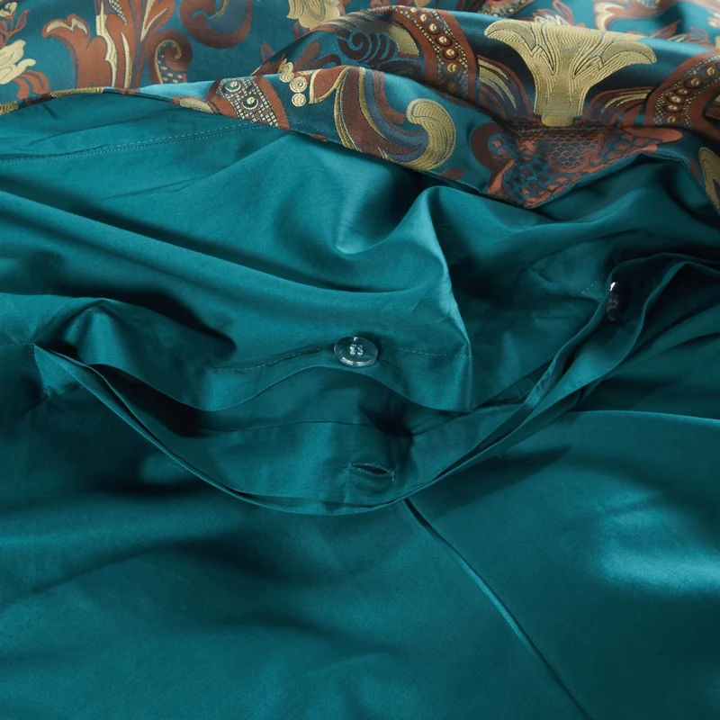 Роскошное постельное белье из египетского хлопка, комплекты покрывало на кровать из жаккарда, королевское постельное белье, пододеяльник, простыня, наволочка/комплект постельного белья