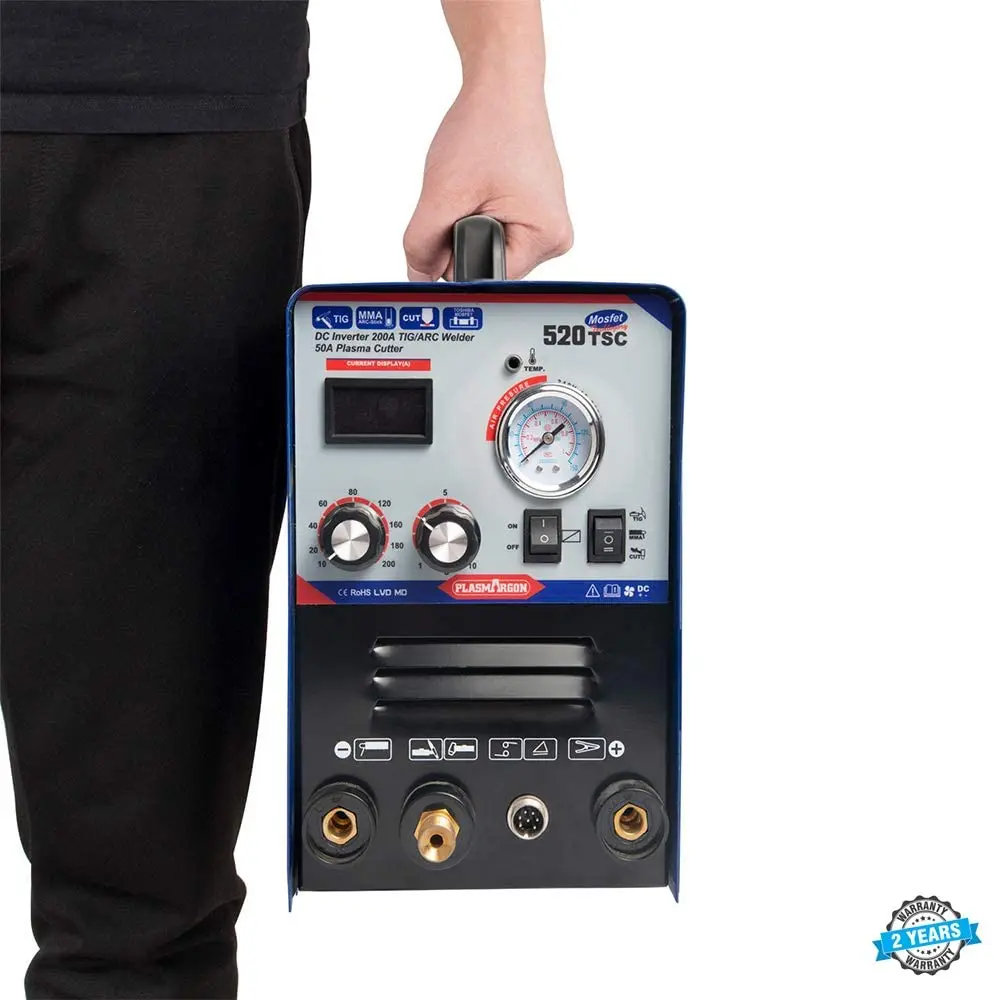 US $329.04 Plasma Cutter 3 in 1 SemiAutomatic 110V 220V Inverter Argon Arc Welder Tig Welding Machine