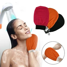 

Scrubbing Towel Remove Dead Leather Gloves Exfoliating Wash Shower Bath Brushes Tan Massage Mitt Bath Scrub Glove Body Clean