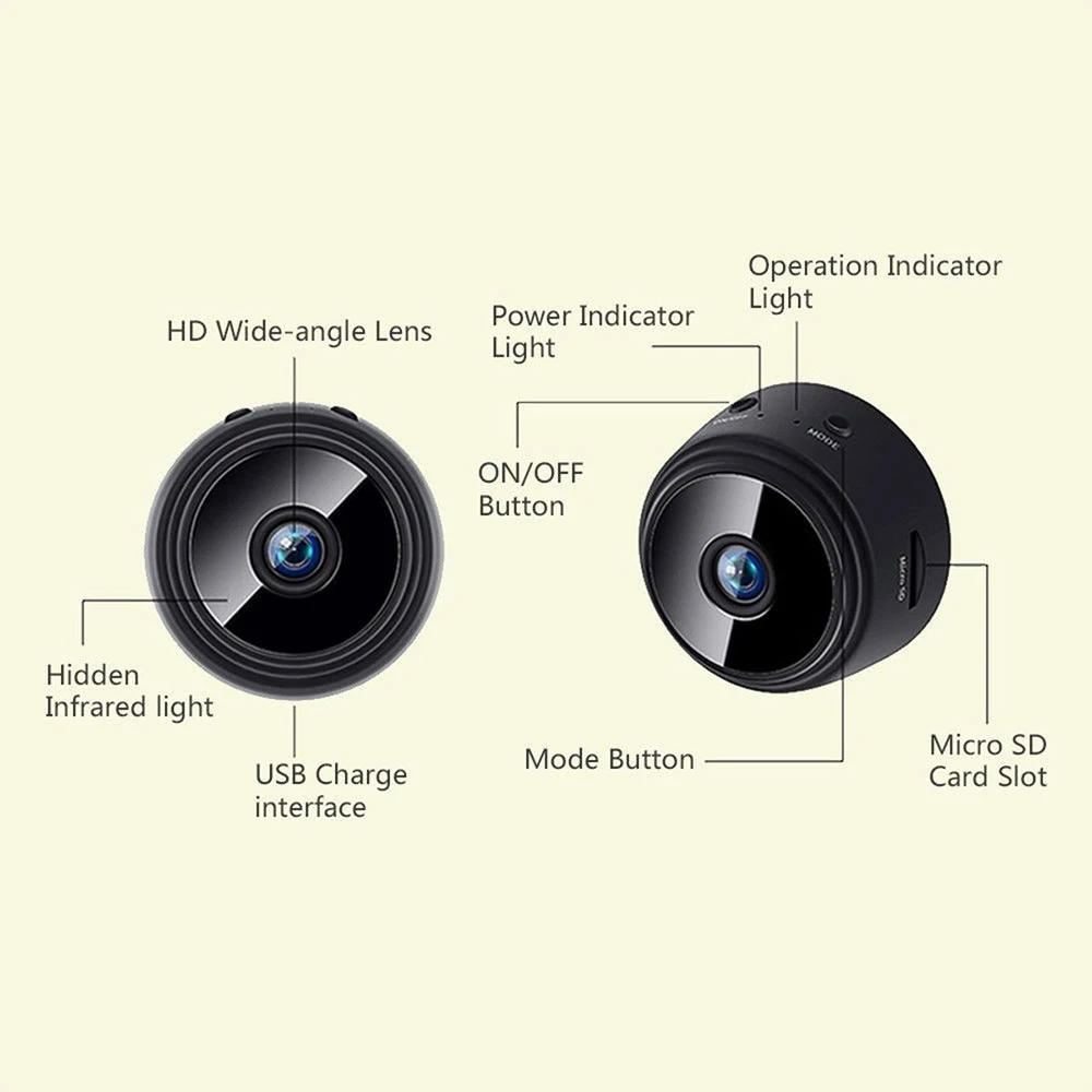 A9 HD 4 K/1080 p wifi Ip мини-камера, маленькая беспроводная домашняя детская камера ночного видения для безопасности, микро обнаружение движения, Ankai 3918EV200 Magneti
