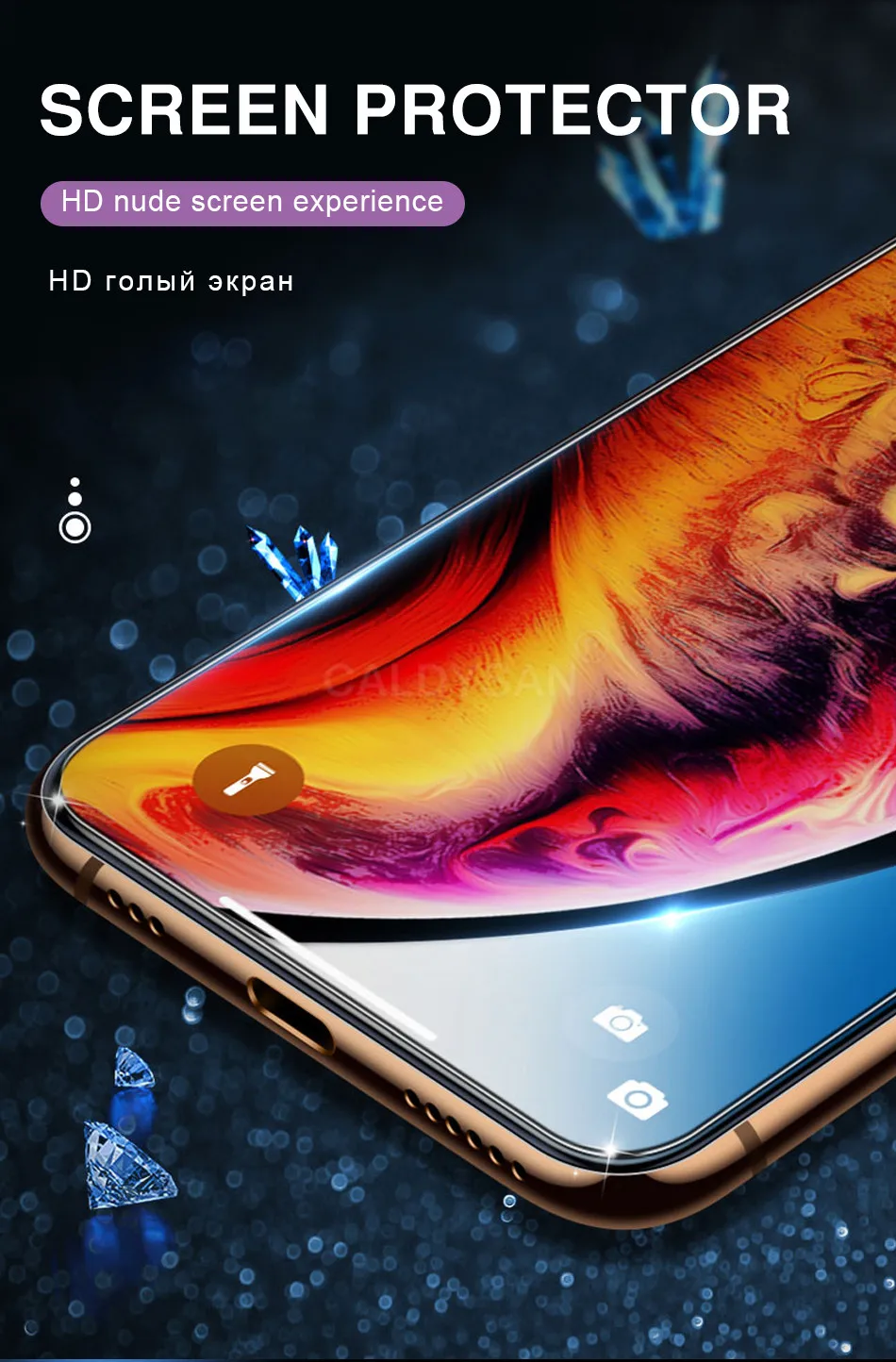 4-1 шт 9H прозрачное Защитное стекло для IPhone 11 Pro XS Max XR X Закаленное стекло для IPhone 8 7 6s Plus Защитная пленка для экрана