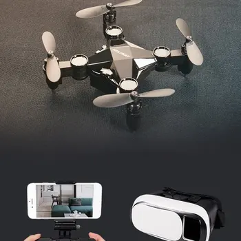 

Mini Folding Quadcopter Aerial Toy Mini Expandable Foldable 222Mah Hovering Speed Switch Photography Vediography