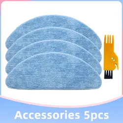Paño de mopa lavable de diseño azul, repuesto de buen rendimiento para Chuwi iLife V7 / V7s Plus, accesorios de Aspiradora Robótica