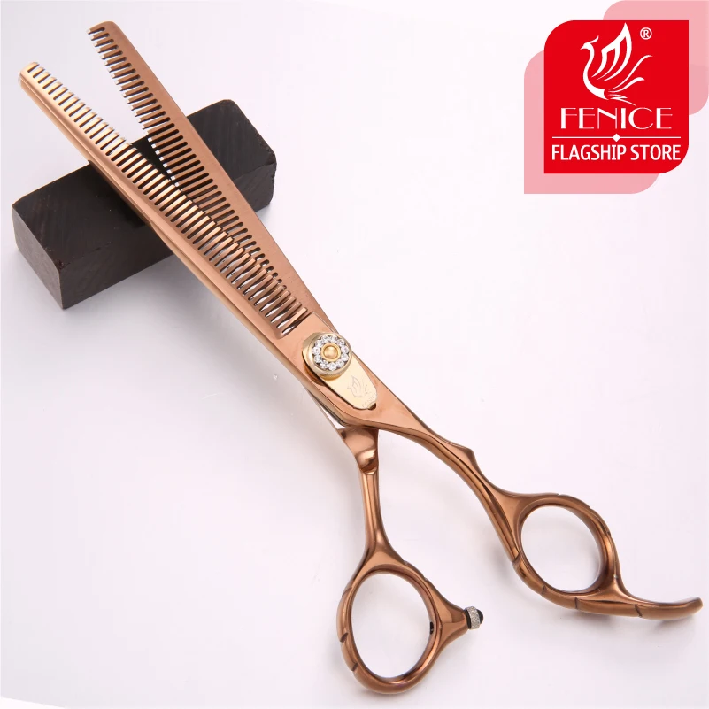 

Fenice 7.0 inch Double-Sided Teeth Thinning Scissors Professional Dog Pet Grooming Scissors Animals Haircut Thinning 20-30%