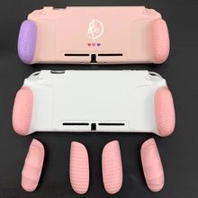 Pink For Switch Shell TPU Hard Cover Housing NS Replacement Back Cover MaxCarry GripCase Protective Case For Nintendo Switch