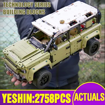 

1:8 Technic Car Model Compatible With 42110 Land Car Rover Four Door Open Car Set Building Blocks Brick Kids Christmas Toys Gift