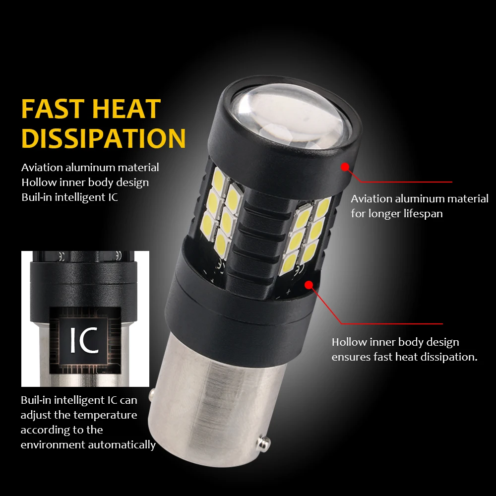 1PCS Canbus Led ���� ���� ���� 1156 BA15S P21W 1157 BAY15D 21W 1156 BAU15S 3030 21SMD ���� ���õ� ������ �극��ũ ����Ʈ ������