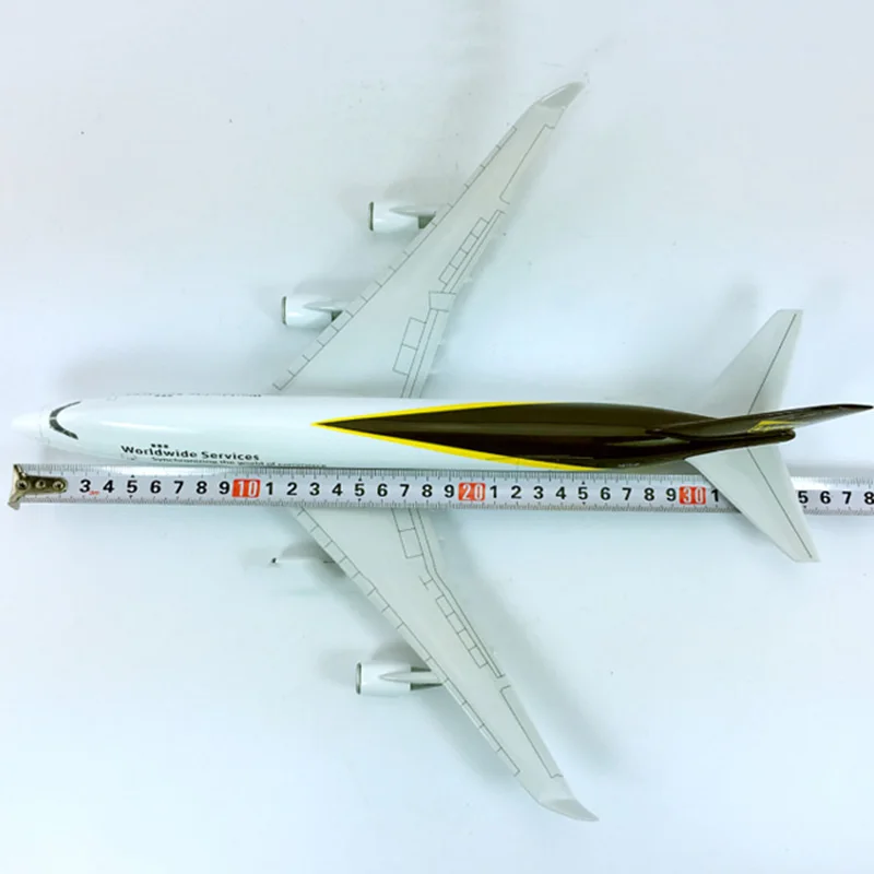 36 см 1/195 Boeing B747-400 модель UPS мировой сервис авиалиний шасси W базовый сплав самолет детский подарок самолет дисплей игрушка