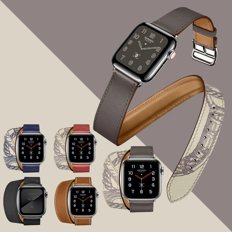 Один ремешок для наручных часов Apple watch, версии 5 4 44 мм 40 мм Натуральная кожа correa, для iwatch, версия 3, 2, 42 мм, 38 мм, версия браслет аксессуары
