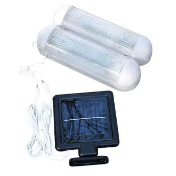 

2Pcs LED Solar Powered Pull Wire Cord Switch Lights Outdoor Lamps Lighting
