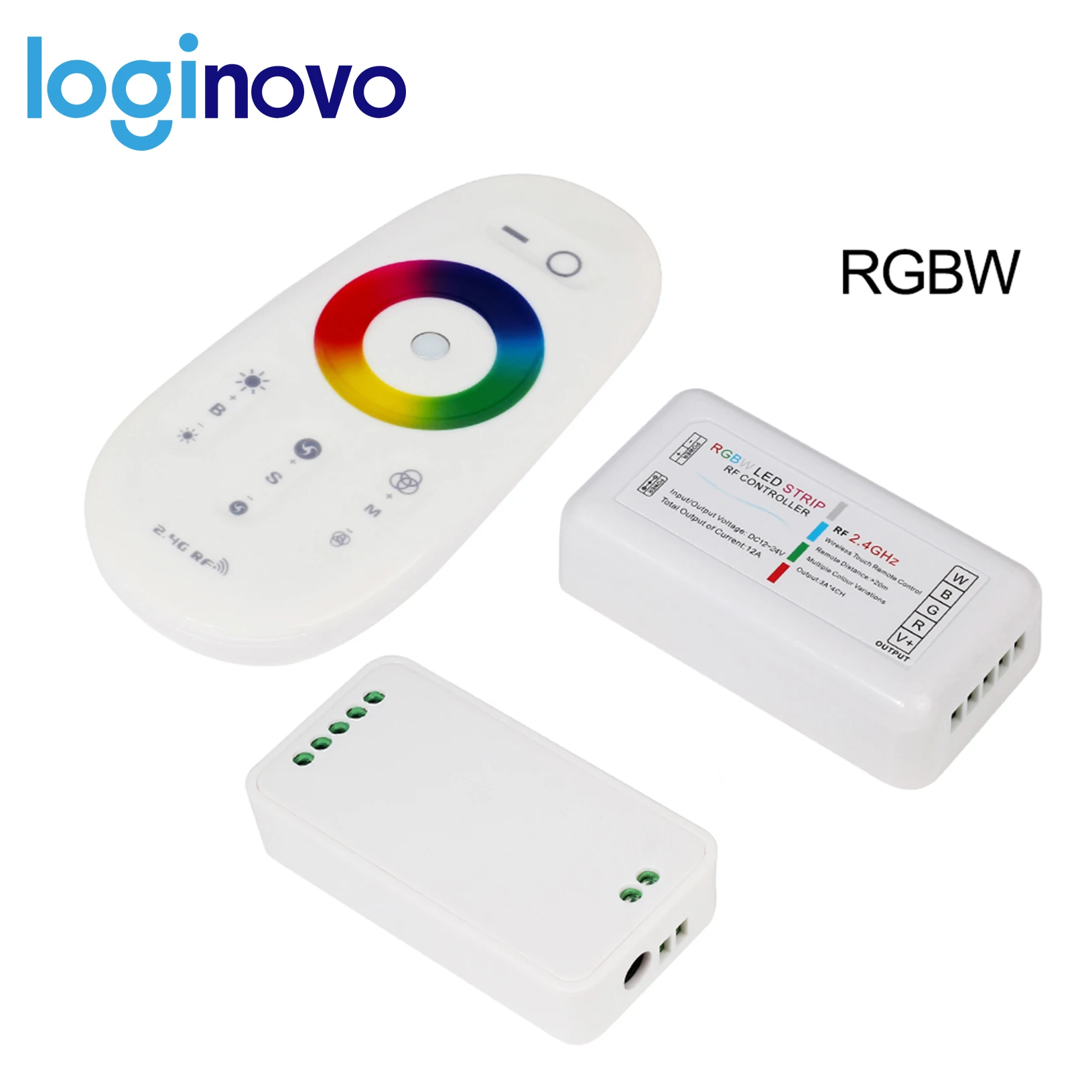 DC12-24V Touch Screen RF 2.4G Controller+RGB/RGBW/Single color/ CCT Led Strip Controller/dimmer for LED 5050 | Лампы и освещение