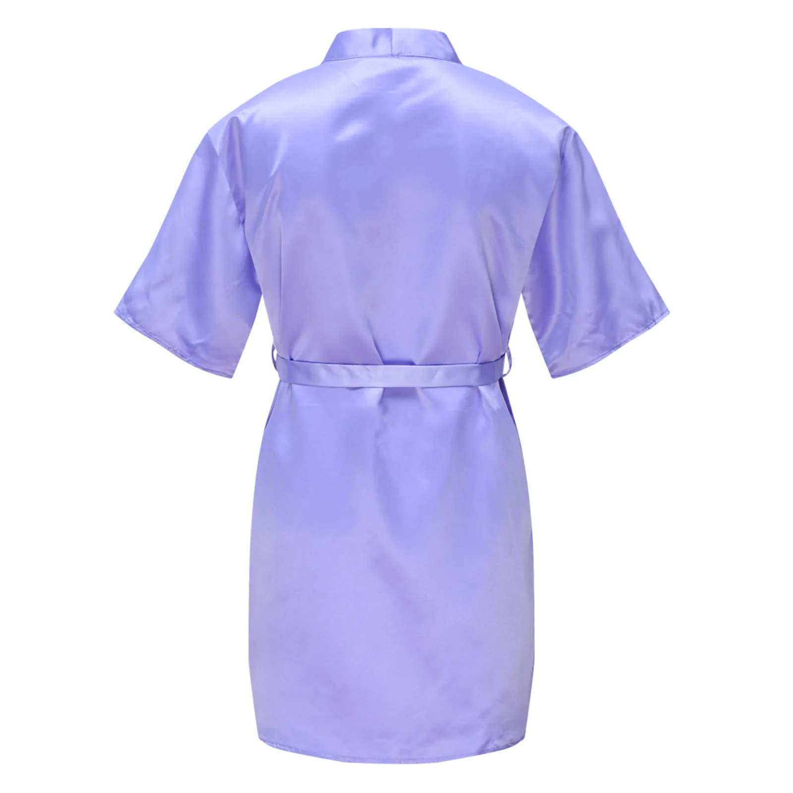 Girls Satin Silk Robes Bathrobe Children Baby Kid Girl Print Summer Kimono Robes Bathrobe Sleepwear Clothes Coat Nightdress