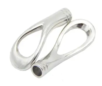 

Stainless Steel bracelet clasp, interlocking magnet clasp,original color, hole size 5mm, sold by Lot,10 pcs/lot