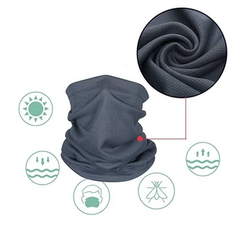 

Printed Bandanas Multi-Functional Solid Color Sunshade Dust-proof Wristband Hairband Head Scarf Outdoor Sportswear New