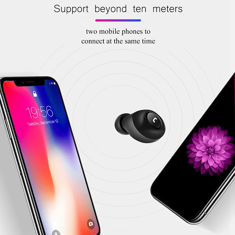LIGE TWS Mini Dual V5.0 Bluetooth наушники настоящие беспроводные гарнитуры 3D стерео звук наушники двойной микрофон с зарядным устройством