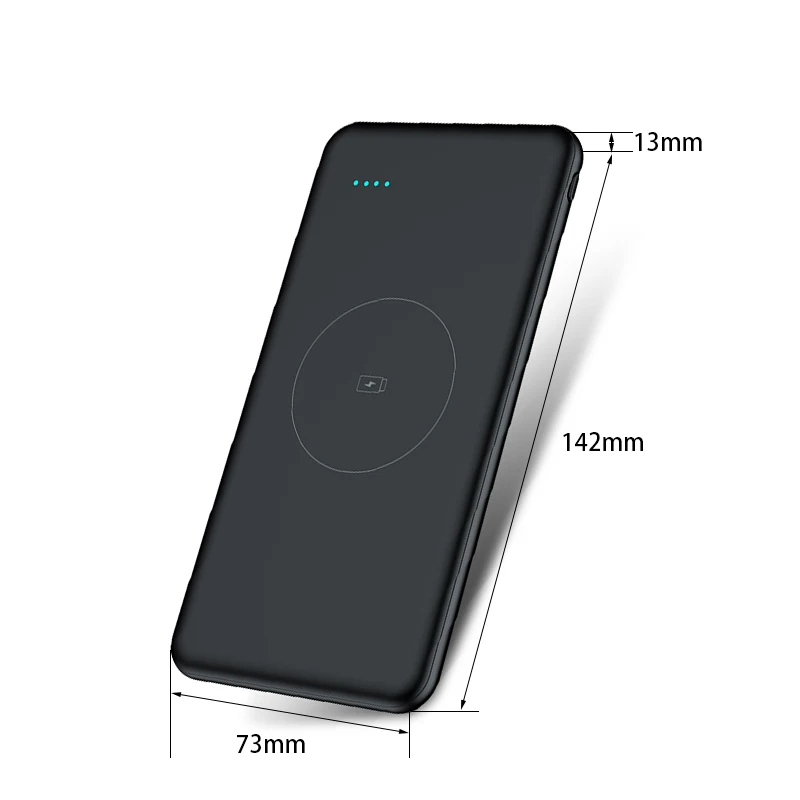 Беспроводной внешний аккумулятор для Xiaomi Mi, 10000 мА/ч, быстрое зарядное устройство, 10000 мА/ч, внешний аккумулятор для iPhone X, Xs, MAX, samsung