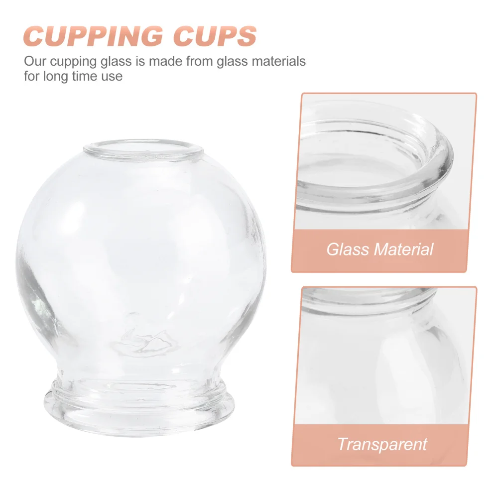 Cupping Cups Set Suction Cup Vacuum Chinese Fire Cellulite Body Facial Face Anti Cans Acupoint Jar Kit Jars Professional Sets 6
